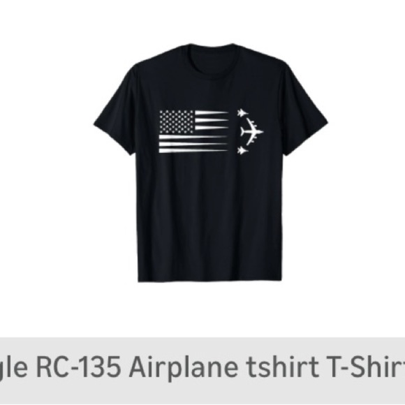 New Softstyle Heather Gray T-Shirt with US Air Force aviation theme. Size 1X - Picture 2 of 9